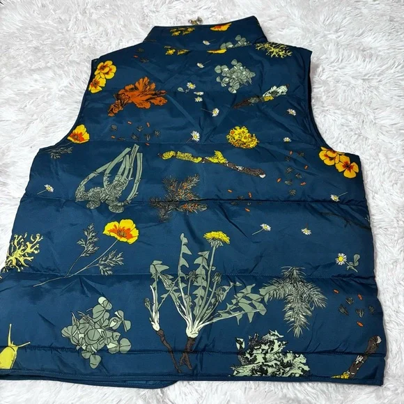 Parks Project Women's Floral Vest - Teal - Picture 8 of 12